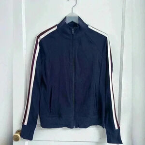 Athleta Circa Track Jacket in Antique Burgundy Size S